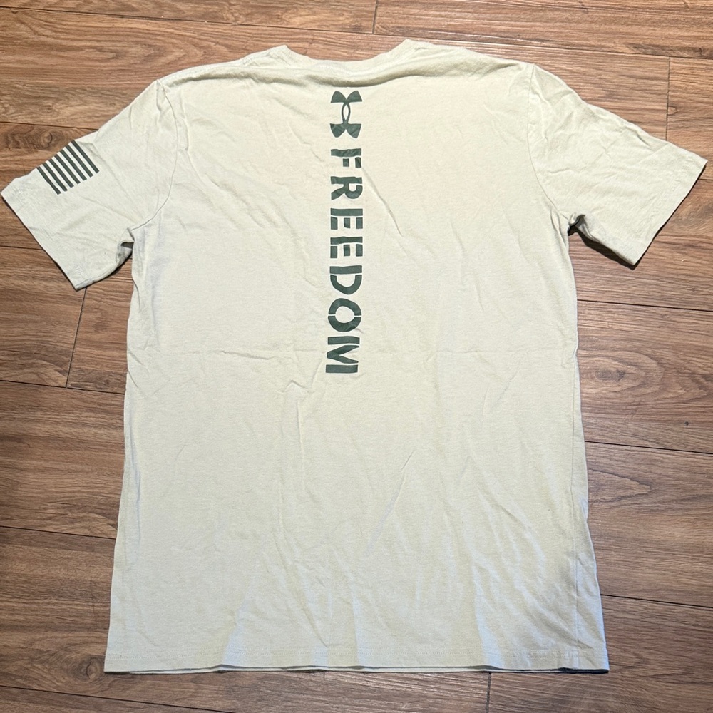 Under Armour Men's Beige Freedom Tee